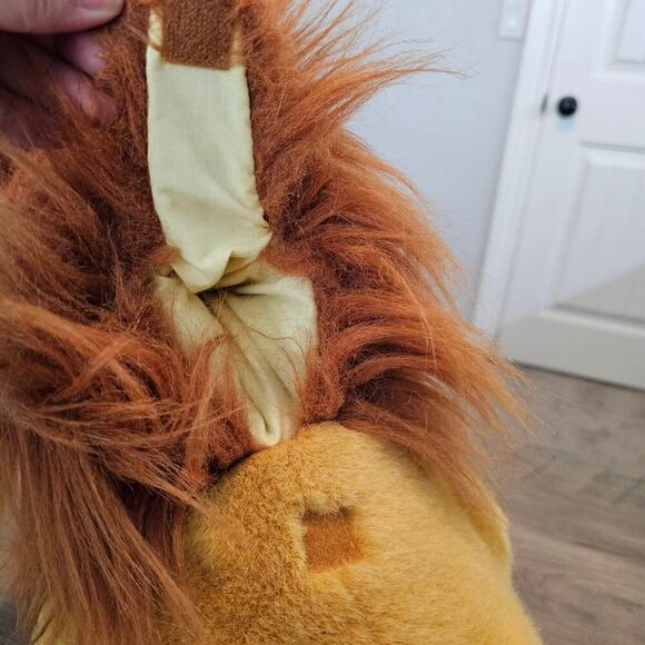 Disney The Lion King Simba Plush Hand Puppet Large Stuffed Animal 23" Vintage - Picture 6 of 12